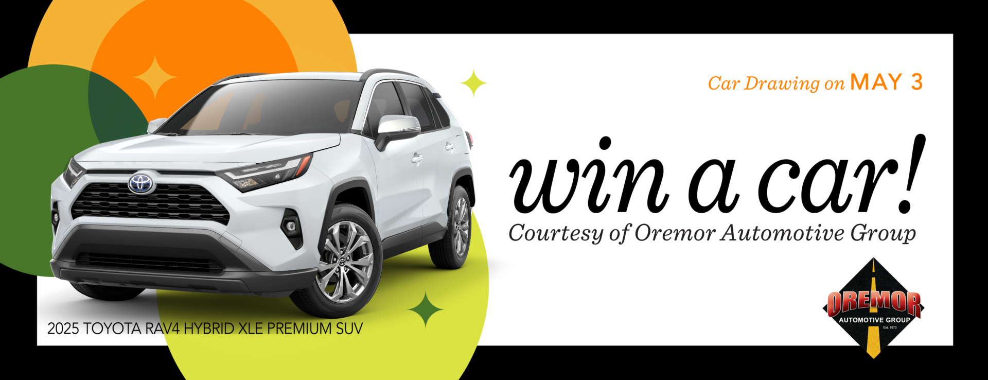 Car Drawing | Participate in the drawing for your chance to win!