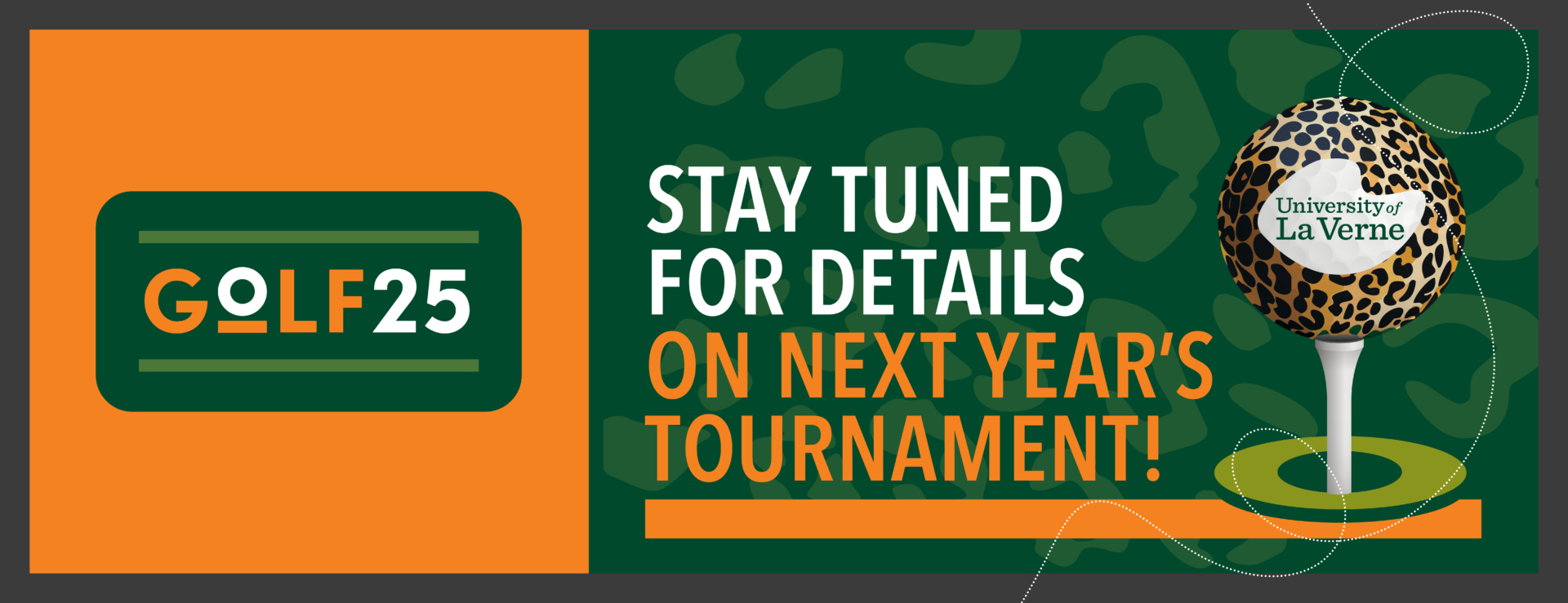 University of La Verne - Golf 2024 - Save The Date