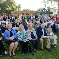 Attendees at the Ludwick Center Groundbreaking