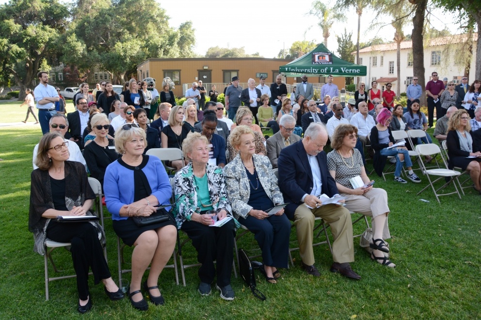 Attendees at the Ludwick Center Groundbreaking