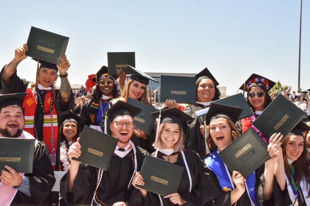 Graduates at the 2018 Commencement Ceremony