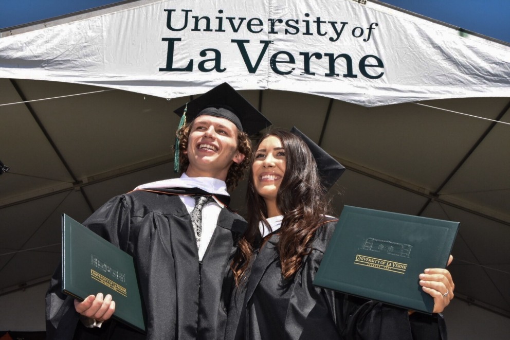 Graduating students at the 2018 Commencement ceremonies