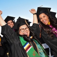 Graduates celebrate at the 2018 Commencement Ceremony