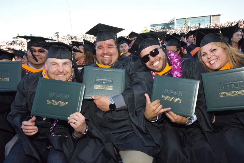 Graduates at the 2018 Commencement Ceremony