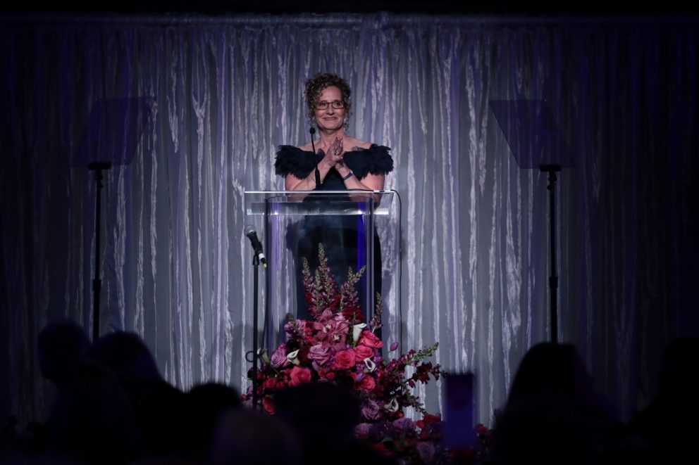 University President Devorah Lieberman at the Scholarship Gala.