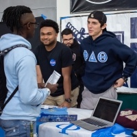 Phi Delta Theta Fraternity members tell future Leos about their organization.