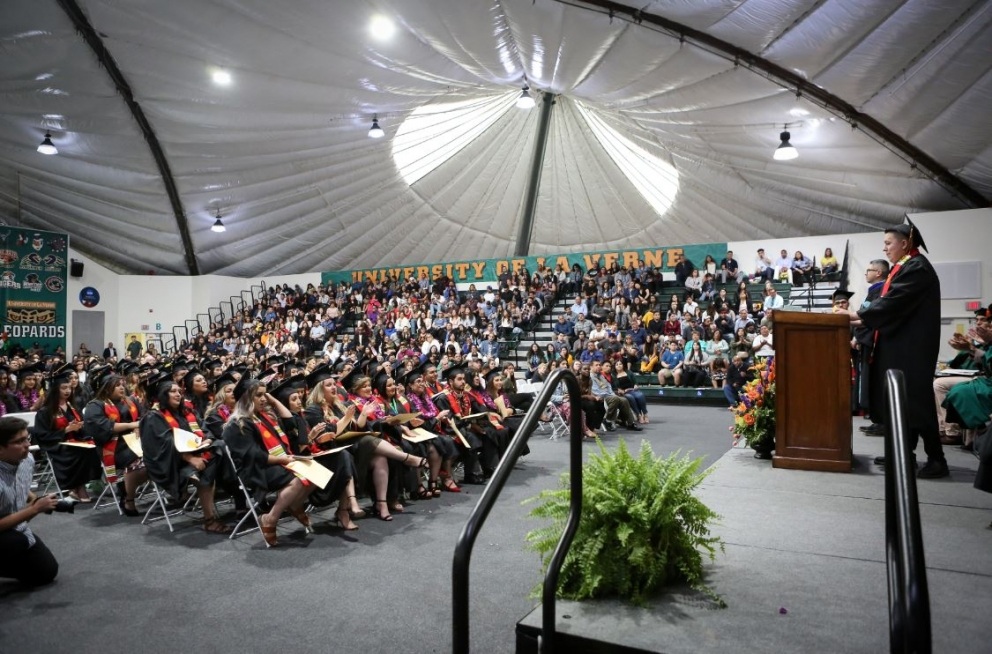 Family and friends at ceremony