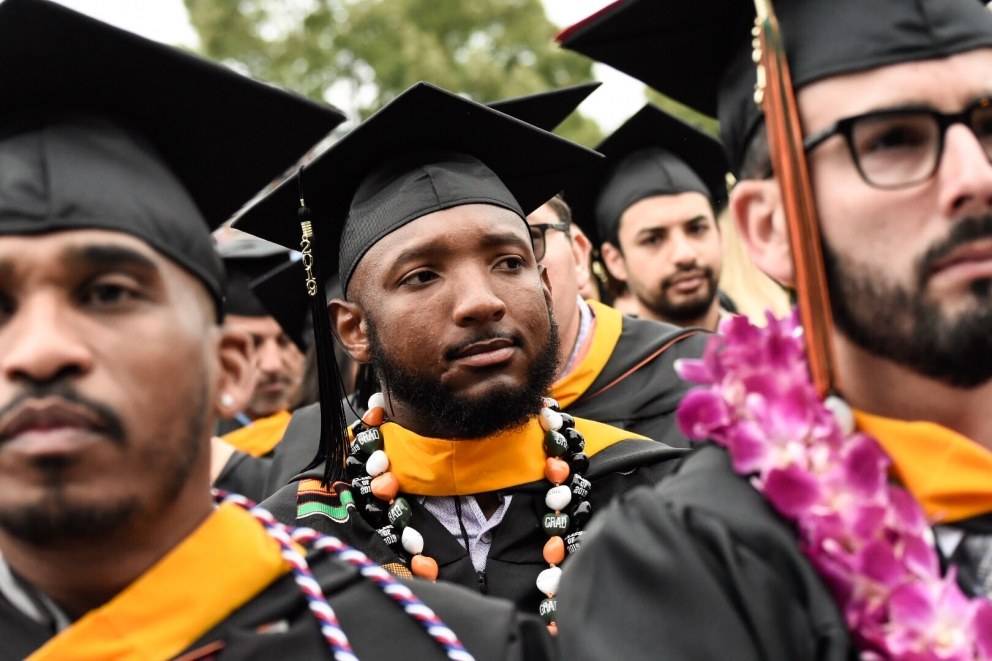 Graduates in the stadium