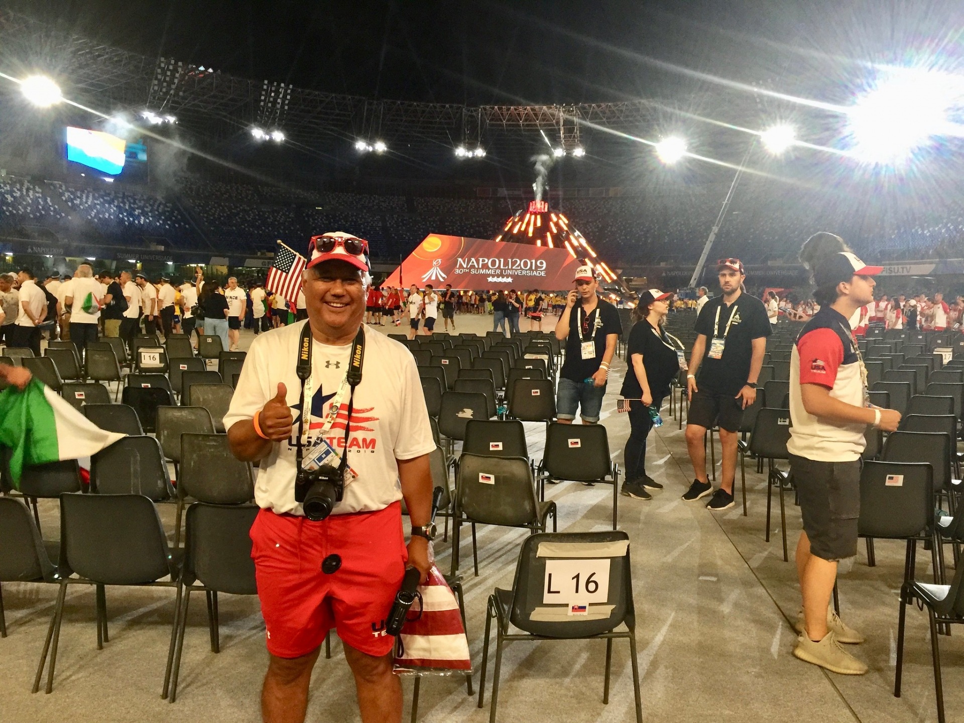 Paul Alvarez at Opening Ceremony