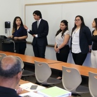 Group of Students Presenting