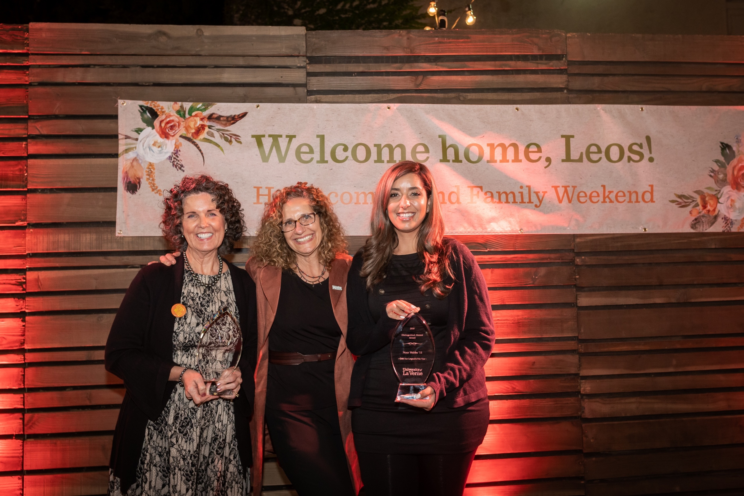 Devorah Lieberman with Leopards of the Year award recipients