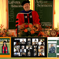 Jonathan Reed during virtual commencement