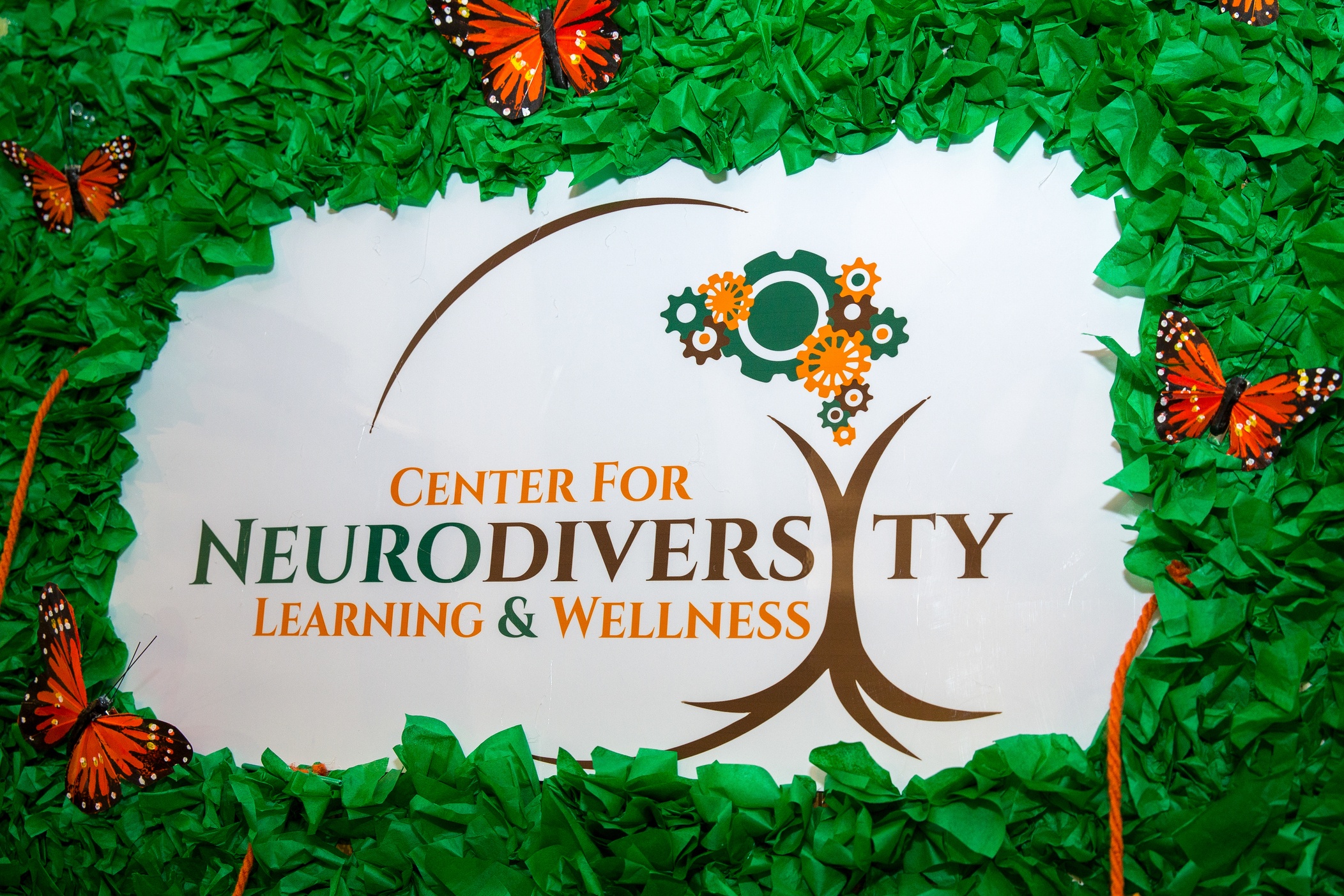 Sign for the Center for Neurodiversity, Learning, and Wellness