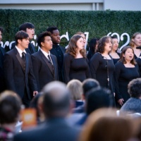 The University of La Verne choir performs at the 2022 Scholarship Gala.