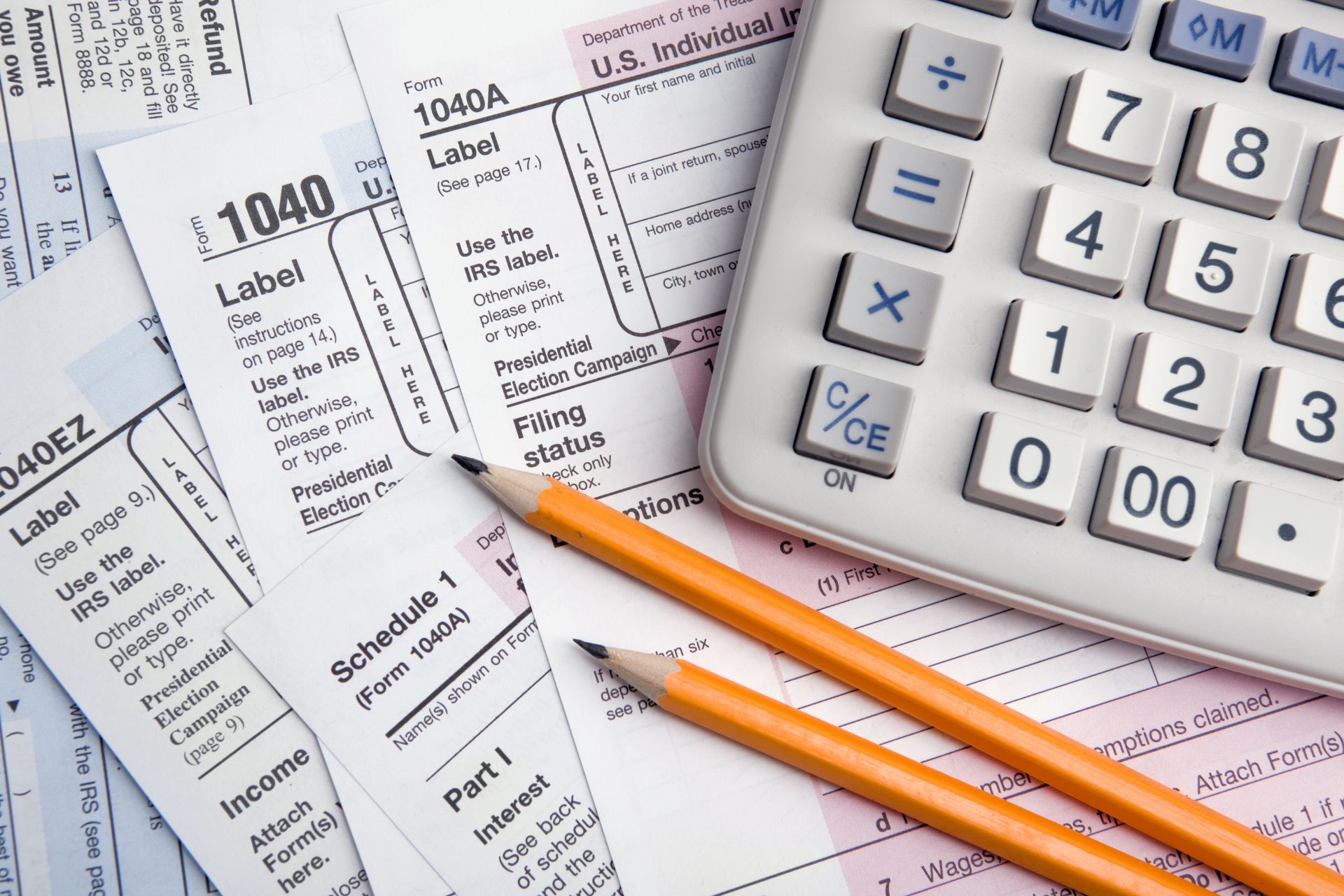 Tax preparation materials