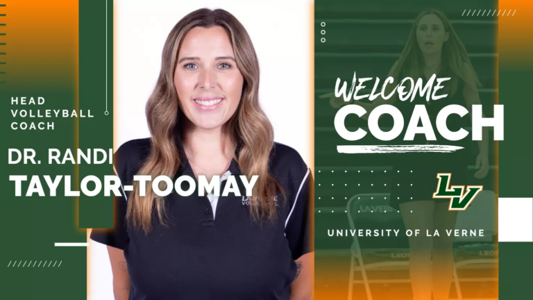 Taylor-Toomay Named La Verne Volleyball Head Coach University of La Verne