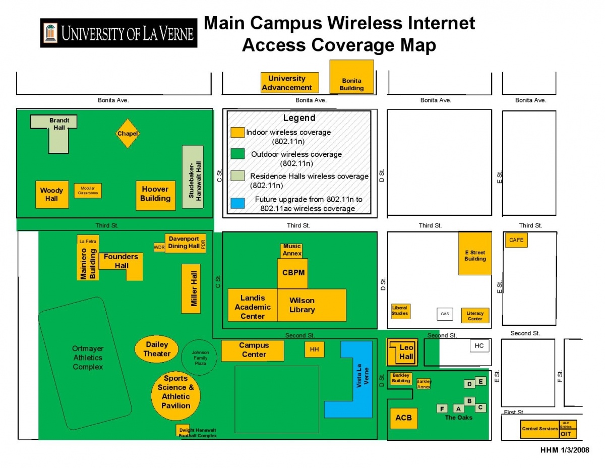 Wireless Network Upgrade Project University Of La Verne 7049