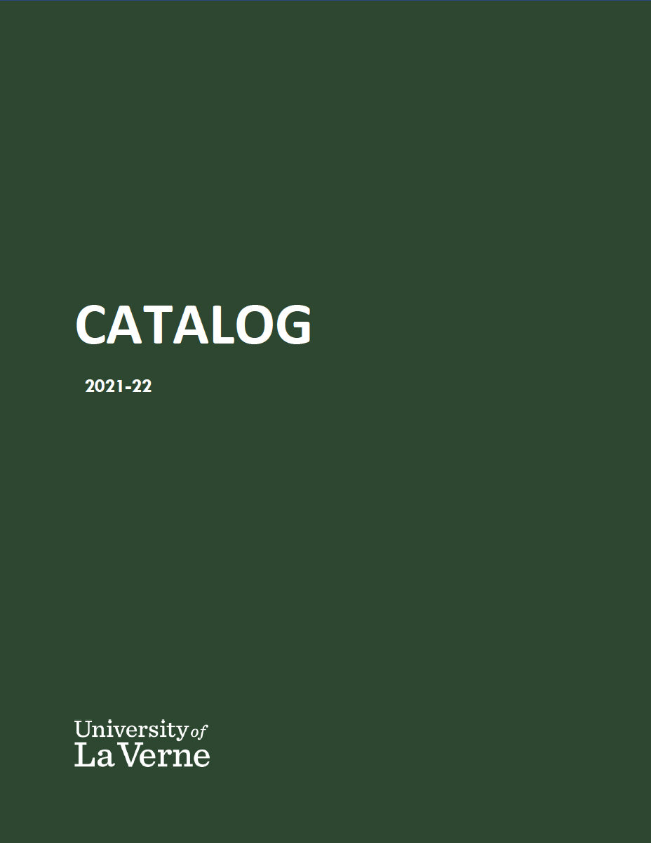 University of La Verne 2021-22 Course Catalog