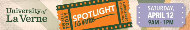 Spotlight 2025 The University Of La Verne EM Spotlight La Verne 2025 Webpage Banner D01 1 768x123